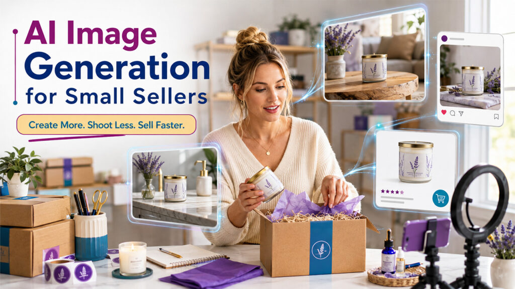 AI Picture Generator helping small sellers create product mockups quickly for eCommerce stores