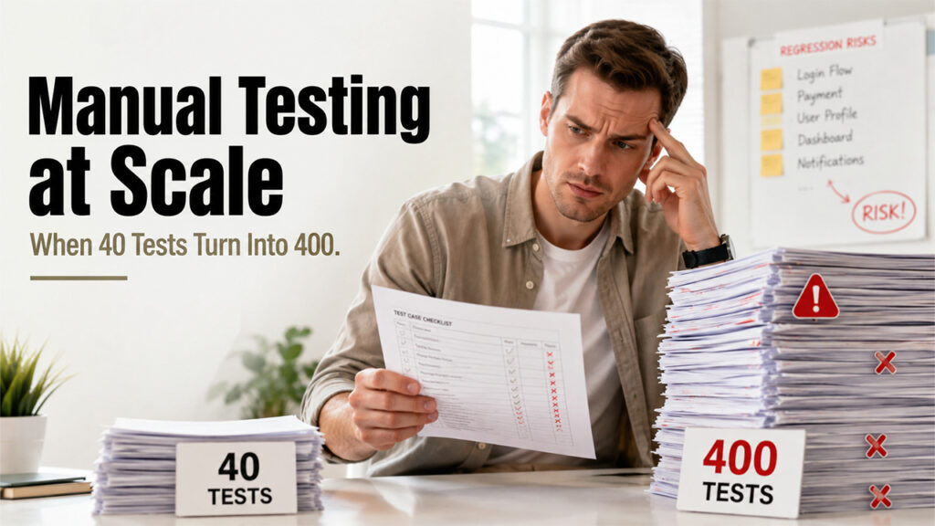 Business software manual testing and regression challenges
