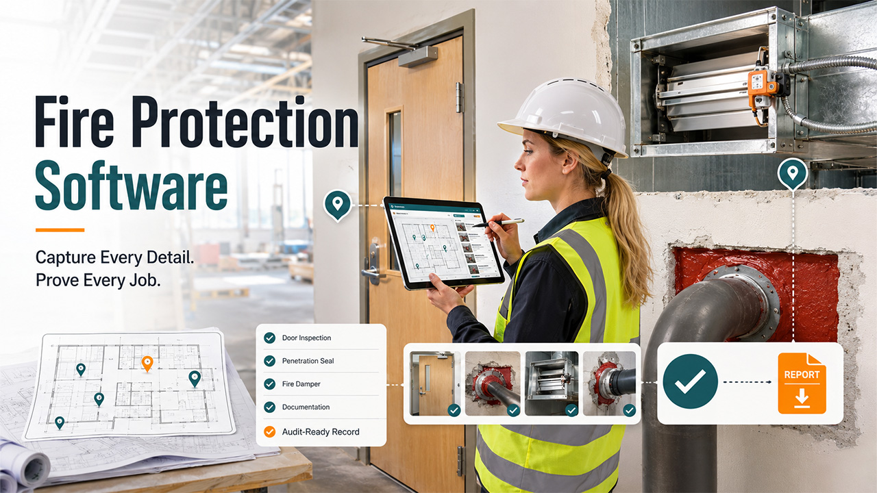 Fire protection software for inspections, compliance, and field operations