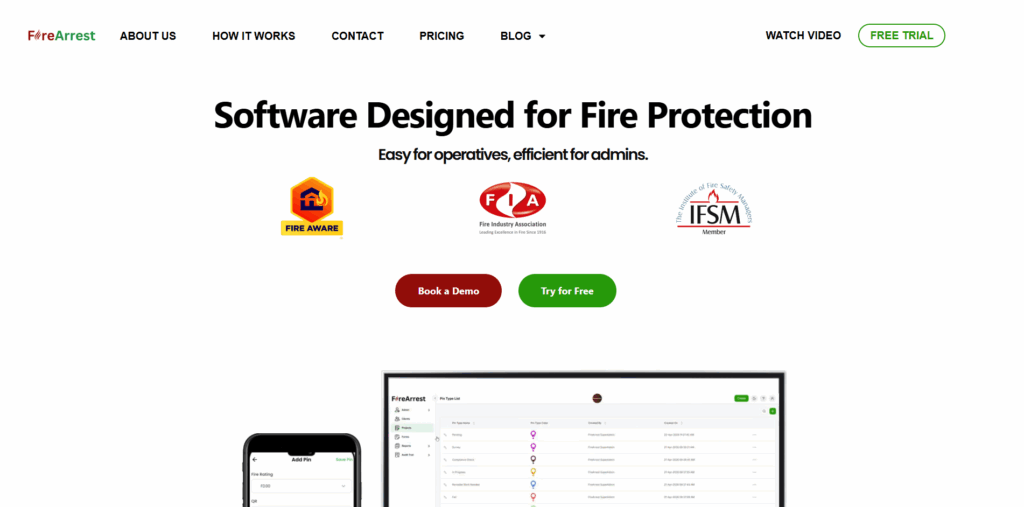 FireArrest fire protection software for firestopping documentation