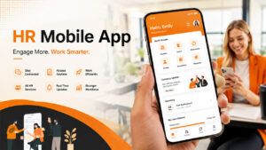 HR mobile app improving employee engagement and productivity
