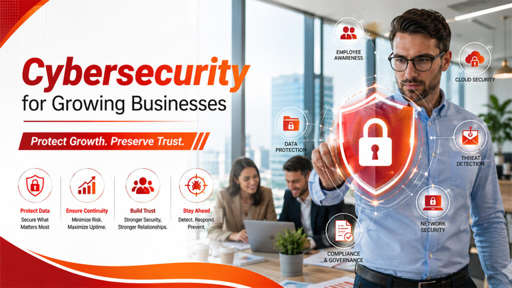 Managed IT and cybersecurity protecting business growth and customer trust