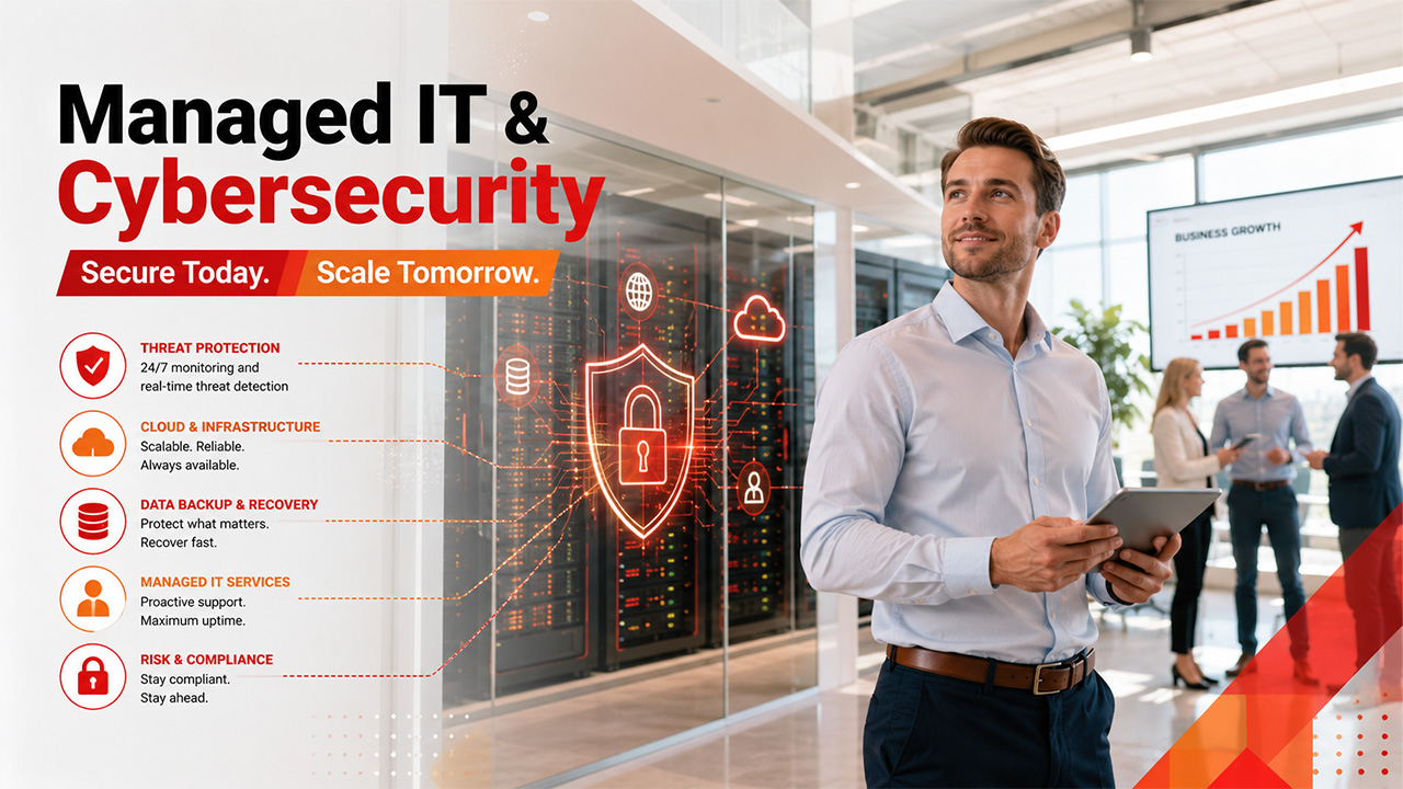 Managed IT and cybersecurity services for growing businesses