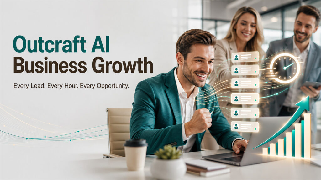Outcraft AI helping businesses accelerate growth through automated lead engagement, faster response times, and AI-powered sales automation.