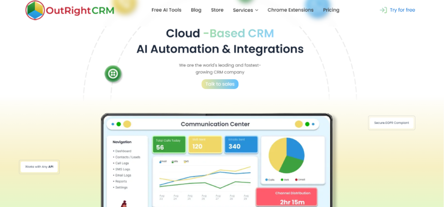 OutRightCRM for fire protection businesses
