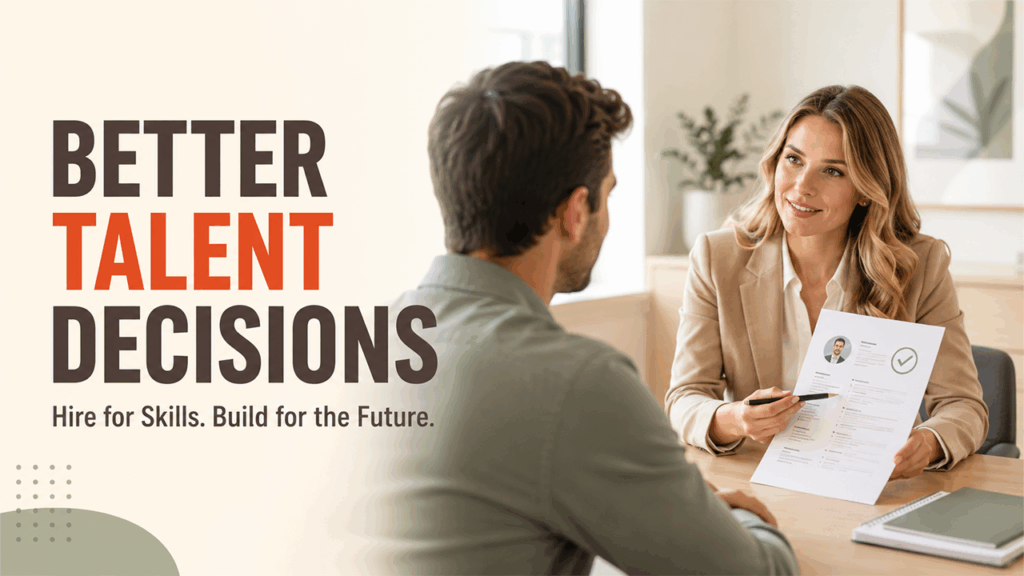 Recruiting services supporting better talent decisions