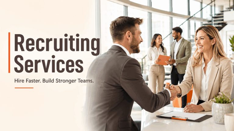 Recruiting services improving hiring efficiency and workforce growth