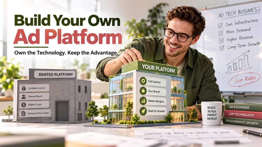 For building your own platform rather than renting someone else's