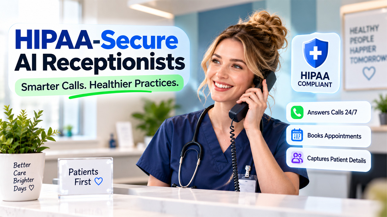 HIPAA Compliant AI Receptionist