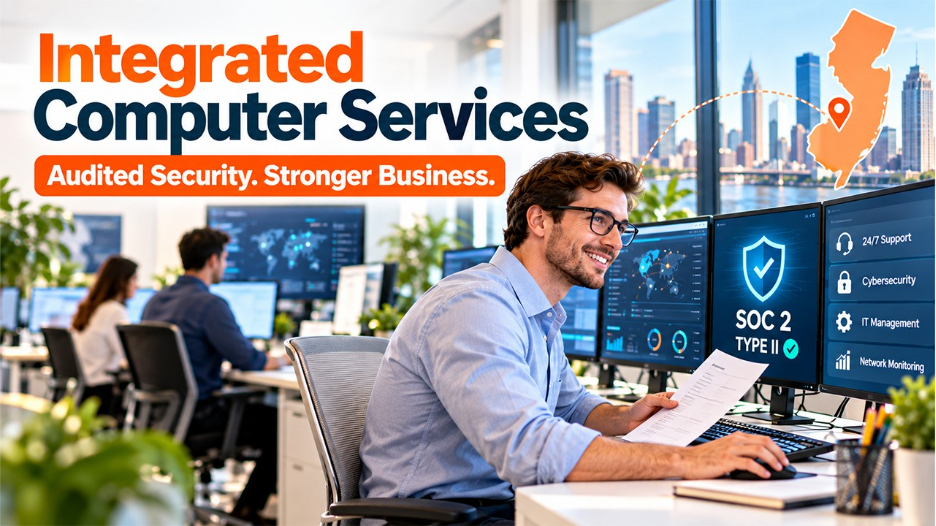 Managed IT Services New Jersey with integrated computer services and cybersecurity monitoring