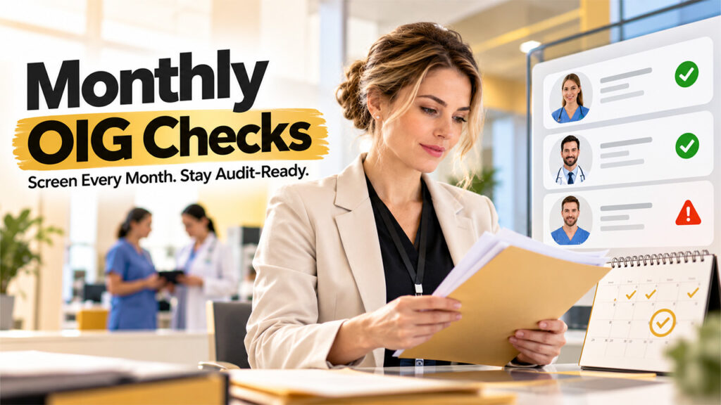 Monthly OIG Checks: A Compliance Guide for Healthcare Employers