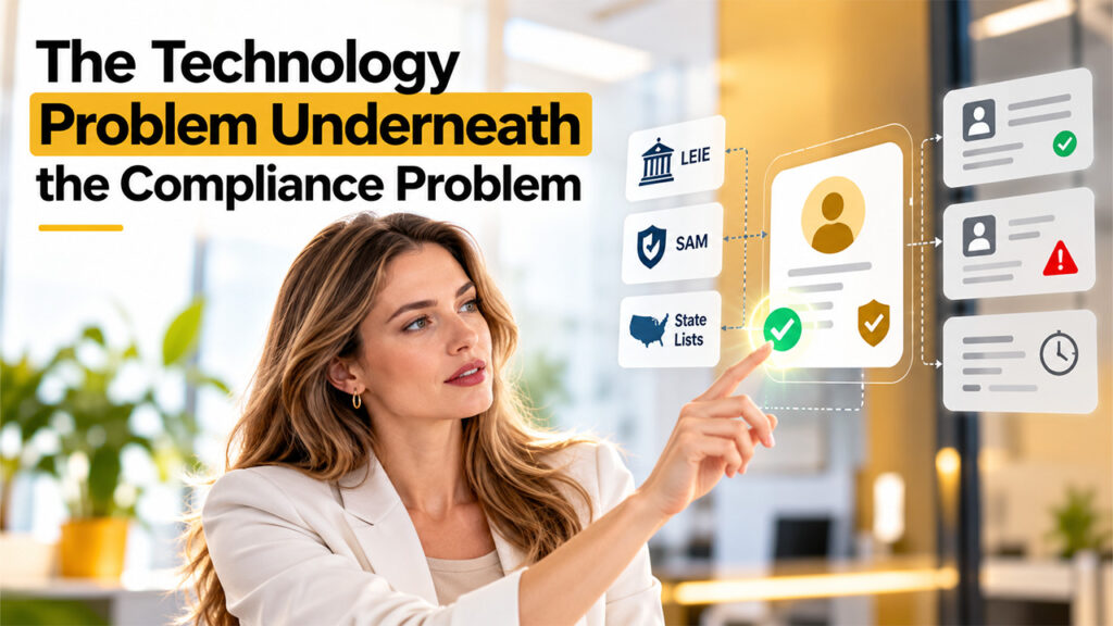 The Technology Problem Underneath the Compliance Problem 