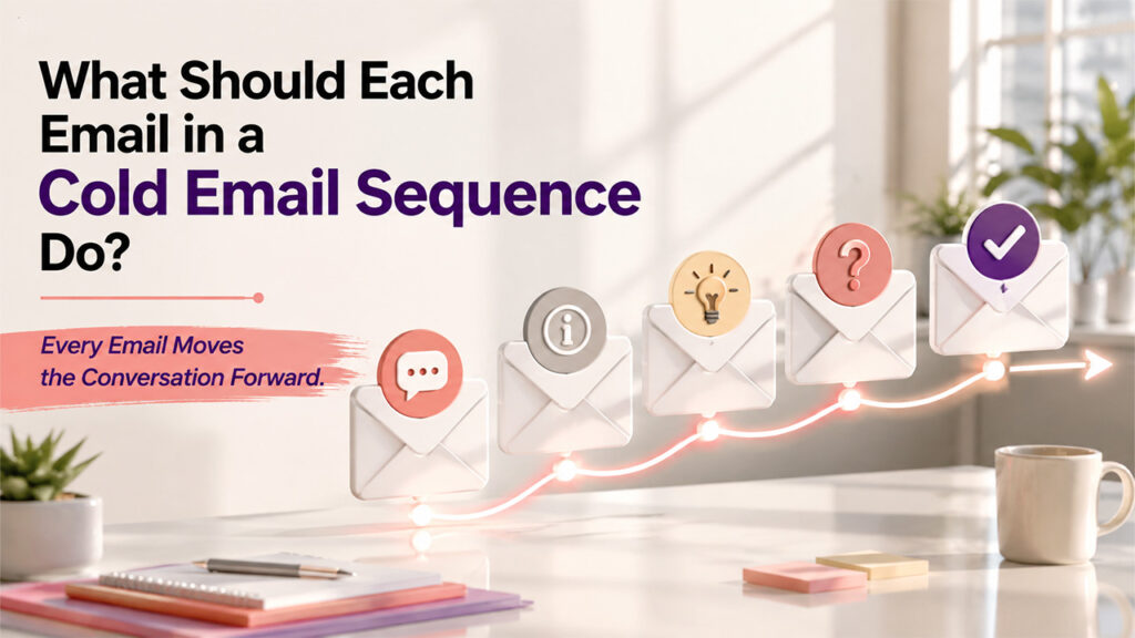 What Should Each Email in a Cold Email Sequence Do?