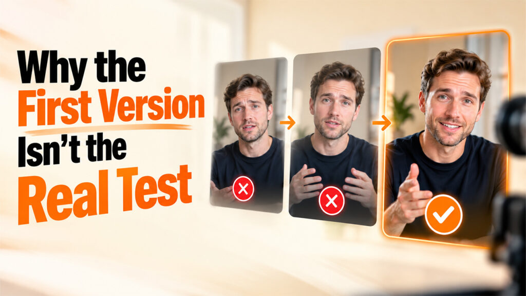 Why the First Version Isn't the Real Test? 