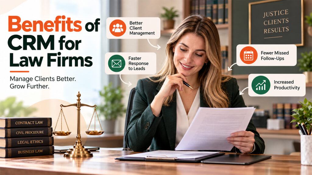 Benefits of CRM for Law Firms