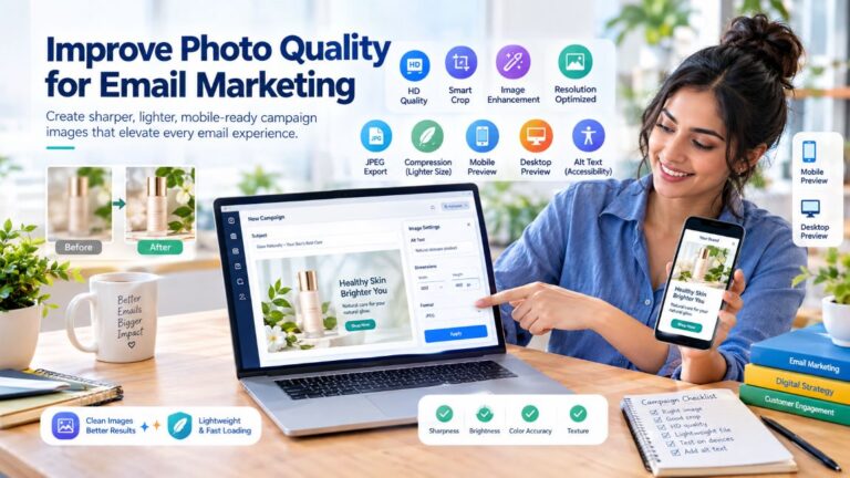 How to Improve Photo Quality for Email Marketing Campaigns