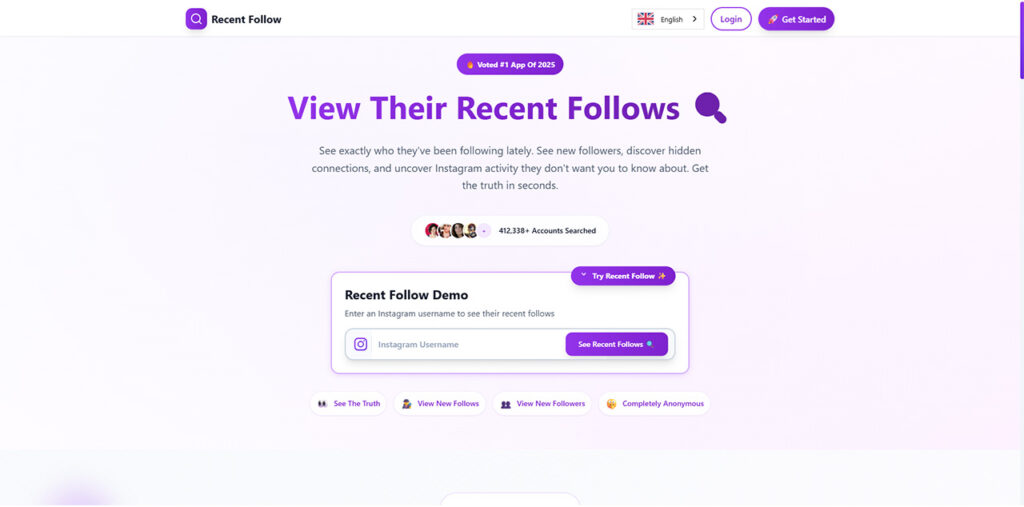 Recent Follow