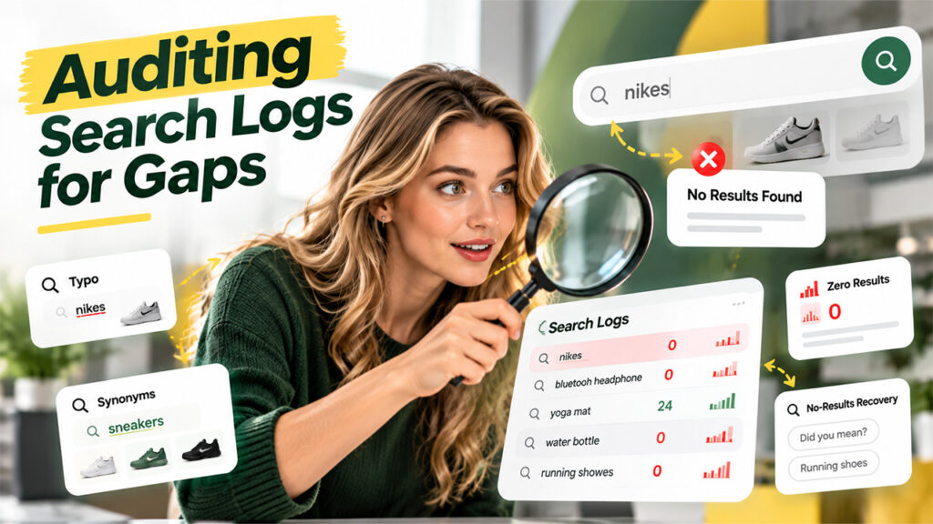 Auditing Search Logs for Gaps