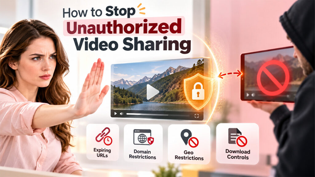 How to Stop Unauthorized Video Sharing
