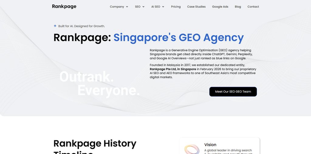 SEO Agencies, Rankpage