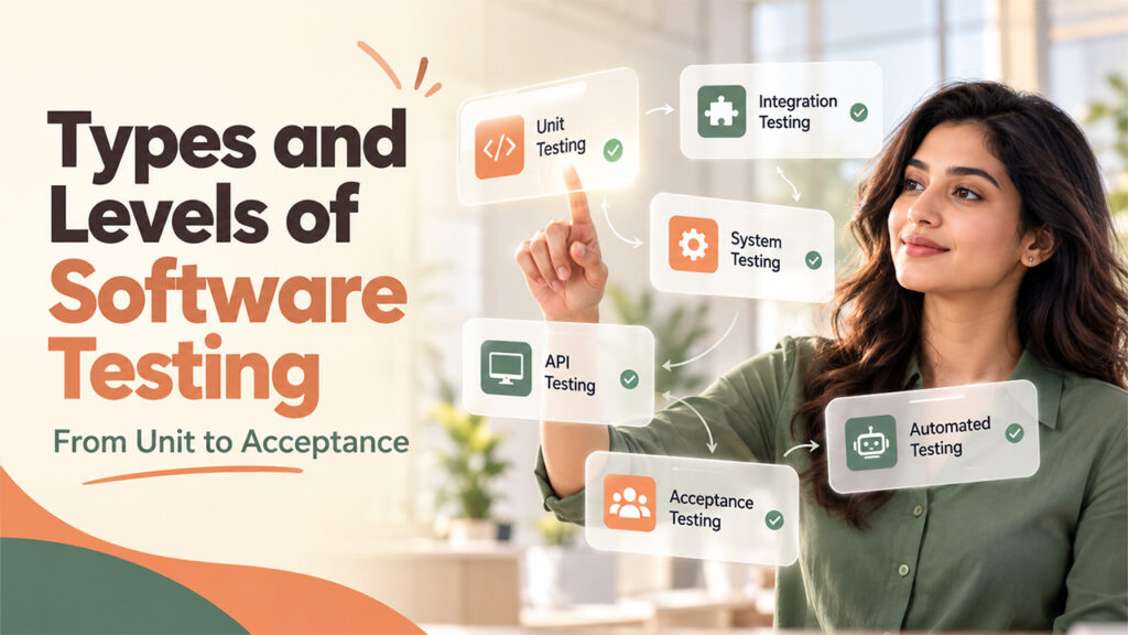 Types and Levels of Software Testing