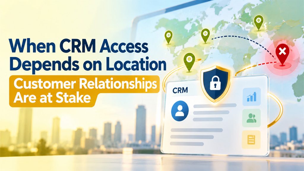 When CRM Access Depends on Location, Customer Relationships Are at Stake