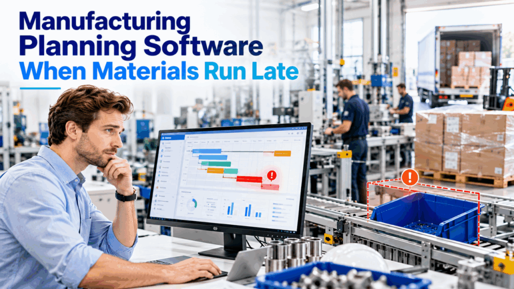 Which Is the Best Manufacturing Planning Software When Materials Run Late?