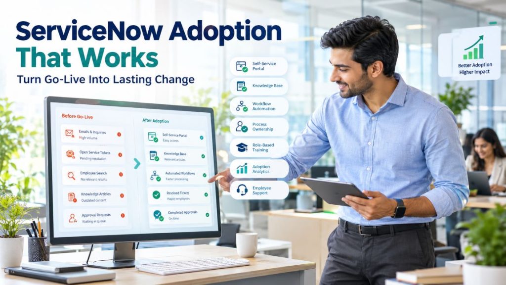 Why ServiceNow Rollouts Stall After Go-Live, and How to Fix Adoption